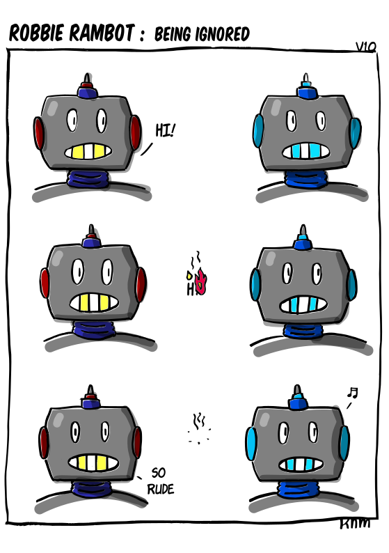 Robbie rambot comic